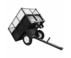 vidaXL Tipping Trailer for Lawn Mower 300 kg Load