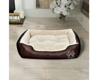 vidaXL Warm Dog Bed with Padded Cushion XL