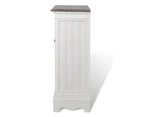 vidaXL Cabinet 2 Doors 1 Drawer White Wood