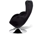 Armchair with Egg Shape Black