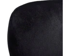 vidaXL Armchair with Egg Shape Black