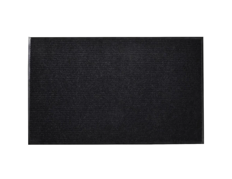 Black PVC Door Mat 120 x 180 cm