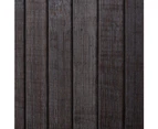 vidaXL Room Divider Bamboo Dark Brown 250x165 cm