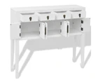 vidaXL Sideboard Chinese Style Solid Wood White