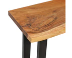 vidaXL Console Table Solid Suar Wood 110x35x75 cm