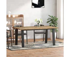 vidaXL Dining Table Solid Acacia Wood 170x90x75 cm