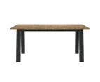 vidaXL Dining Table Solid Acacia Wood 170x90x75 cm