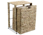 vidaXL Laundry Basket 44x34x64 cm Water Hyacinth