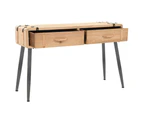 vidaXL Console Table Solid Fir Wood 115x40.5x76 cm