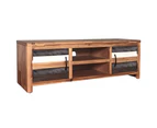 vidaXL TV Cabinet Solid Acacia Wood 120x35x40 cm