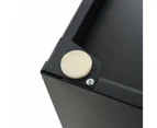 vidaXL Filing Cabinet with 5 Drawers Metal 28x35x35 cm Black