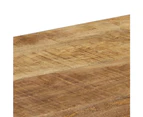 vidaXL Console Table 120x35x76 cm Solid Wood Mango and Steel