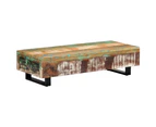 vidaXL Coffee Table 120x50x30 cm Solid Reclaimed Wood and Steel