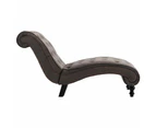 vidaXL Chaise Lounge Grey Velvet