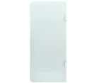 vidaXL Wall-mounted Urinal Privacy Screen 90x40 cm Tempered Glass