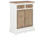 Sideboard White 60x30x80 cm Solid Wood