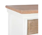 Sideboard White 60x30x80 cm Solid Wood