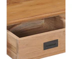 vidaXL Desk 90x50x100 cm Solid Teak Wood