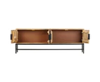 vidaXL TV Cabinet 140x30x50 cm Solid Mango Wood