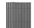 Double-Sided Garden Fence 110x300 cm Grey