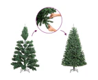 vidaXL Upside-down Artificial Christmas Tree with Stand Green 150 cm