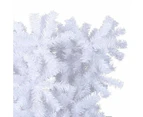 Upside-down Artificial Christmas Tree with Stand White 120 cm