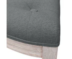 vidaXL Bench Dark Grey 81.5x41x49 cm Fabric