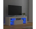 vidaXL TV Cabinet with LED Lights White 120x35x40 cm