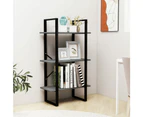 vidaXL Storage Shelf Grey 60x30x105 cm Solid Pine Wood