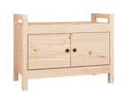 vidaXL Hall Bench 80x40x60 cm Solid Wood Pine