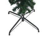 Upside-down Artificial Pre-lit Christmas Tree with Ball Set 120 cm