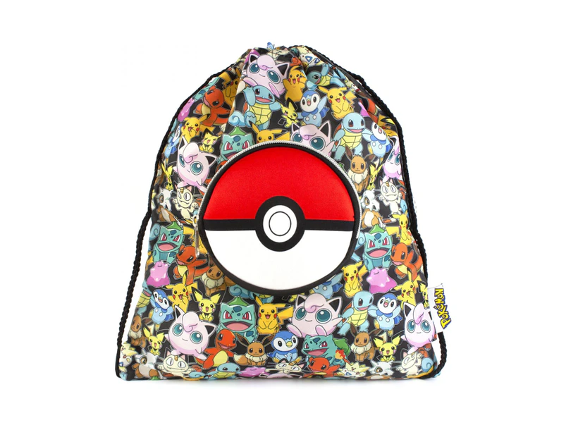 Pokemon Gotta Catch Em All Drawstring Bag (Multicoloured) - NS7619