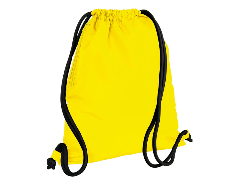 Bagbase Icon Drawstring Bag (Yellow/Black) - PC5456