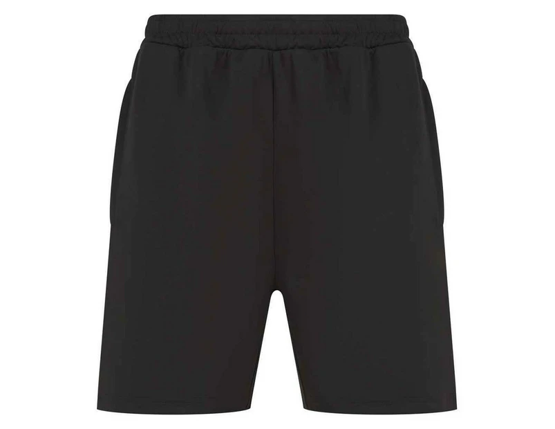 Finden & Hales Childrens/Kids Knitted Sweat Shorts (Black) - PC5446