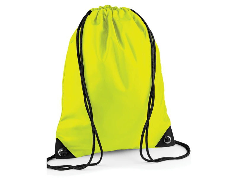Bagbase Premium Drawstring Bag (Fluorescent Yellow) - PC5771