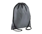 Bagbase Budget Drawstring Bag (Graphite) - PC5760
