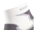 1000 Mile Womens Fusion Socks (White/Grey) - RD1062