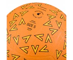 Mitre Oasis 18 Panel Netball (Orange/Yellow/Black) - RD913