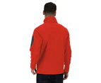 Regatta Standout Mens Arcola 3 Layer Waterproof And Breathable Softshell Jacket (Classic Red/Seal Grey) - RG1461