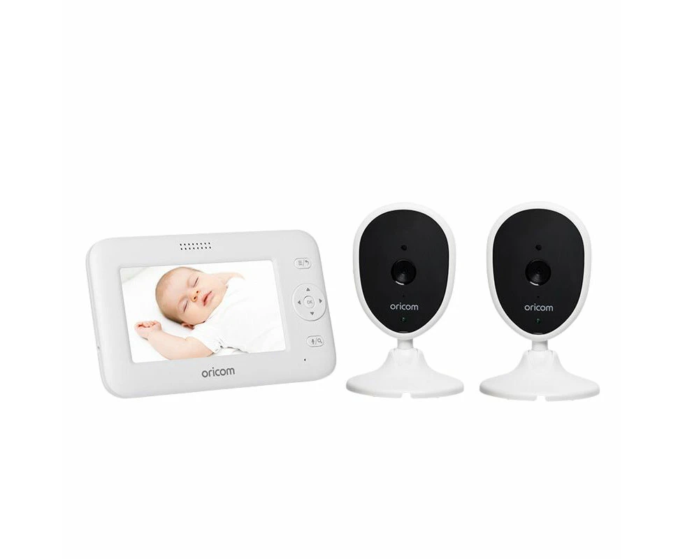 Oricom Secure SC740 Digital Video Baby Monitor with Camera Twin Pack (SC7402)