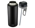 Maxwell & Williams 1L GetGo Double Wall Insulated Sip Bottle - Black