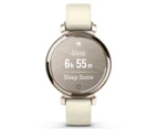 Garmin 35.4mm Lily 2 Silicone Smart Watch - Cream Gold/Coconut