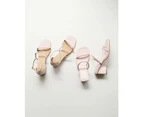 Jo Mercer Women's Harriet Mid Heel Als Sandals - Pink