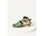 Jo Mercer Women's Maeve Mid Heel Als Sandals - Green