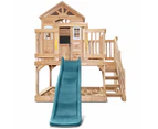 Lifespan Kids Silverton Cubby House with 1.8m Green Slide