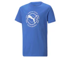 Puma Boys' Active Sports Graphic Tee / T-Shirt / Tshirt - Royal Sapphire
