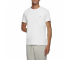 Nautica Short Sleeve Anchor Logo Tee  WHITE