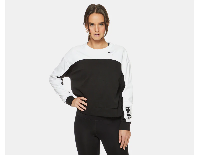 Puma Women's Modern Sports Crew Sweatshirt - Black