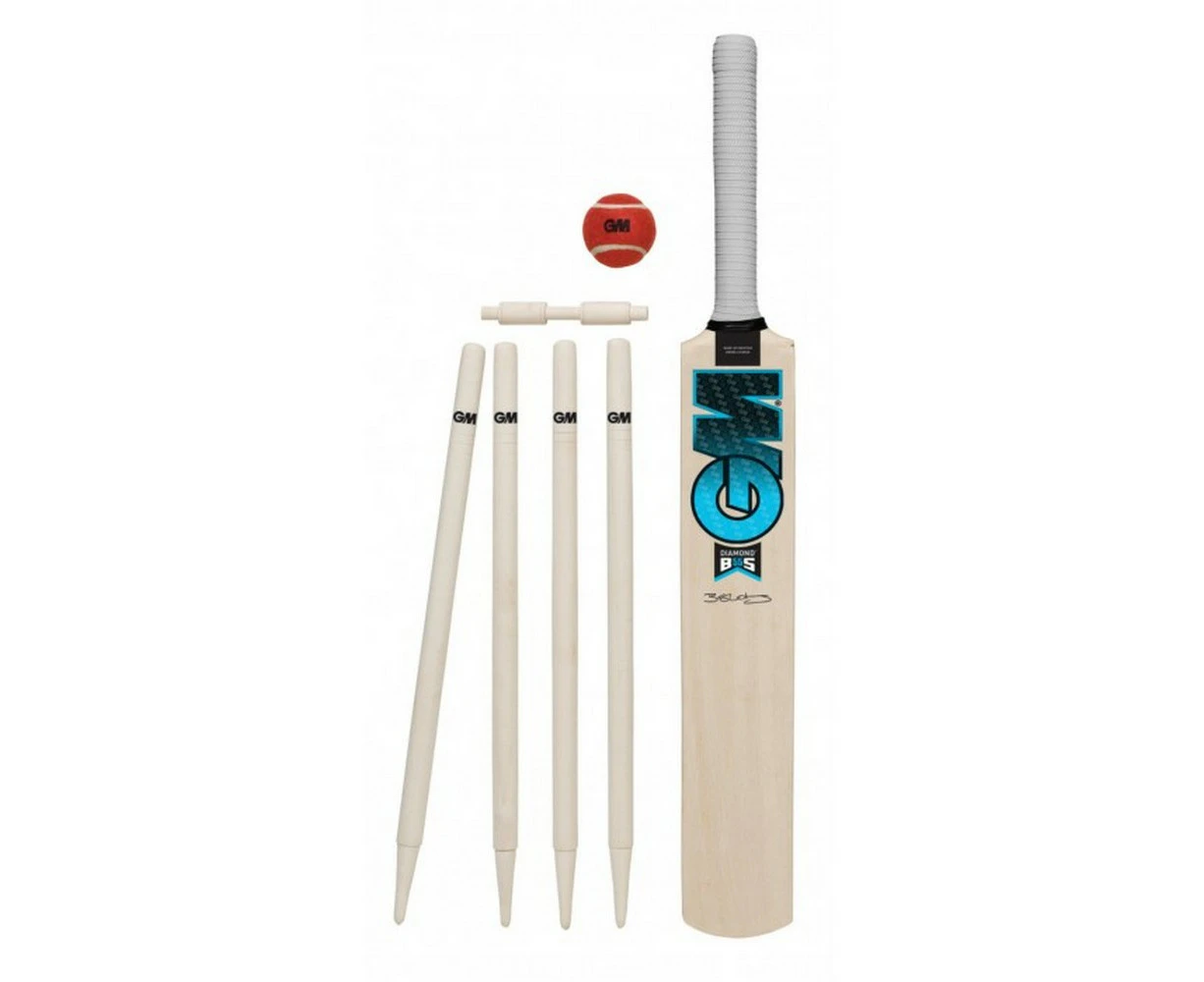 Gunn And Moore Diamond Cricket Set (Pack of 8) (Cream/Blue) - CS1084