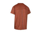 Trespass Mens Doyle DLX Marl T-Shirt (Burnt Orange) - TP6255